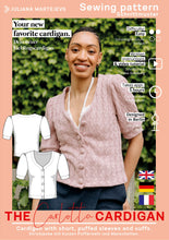 Load image into Gallery viewer, Cardigan Schnittmuster CARLOTTA