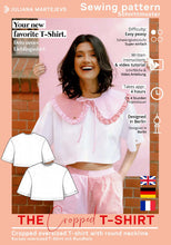 Load image into Gallery viewer, Cropped T-Shirt Schnittmuster