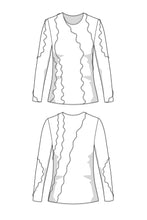 Load image into Gallery viewer, Jersey Top Schnittmuster INA