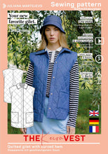 Load image into Gallery viewer, Steppweste Schnittmuster KEIRA