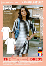 Load image into Gallery viewer, T-Shirt Kleid Schnittmuster