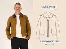 Load image into Gallery viewer, Bear jacket sewing pattern