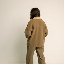 Load image into Gallery viewer, Person wearing a beige suit standing against a plain background