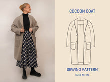 Load image into Gallery viewer, Cocoon Coat sewing pattern