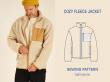 Load image into Gallery viewer, Cozy Fleece Jacket sewing pattern