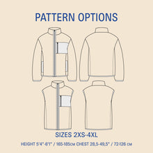 Load image into Gallery viewer, Cozy Fleece Jacket sewing pattern