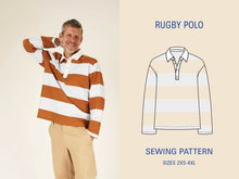 Load image into Gallery viewer, Rugby Polo Shirt Sewing Pattern