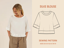 Load image into Gallery viewer, Silke Blouse Sewing pattern