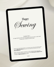 Load image into Gallery viewer, ALL ABOUT SEWING - ebook | DOMANI PATTERNS | ENGLISH VERSION