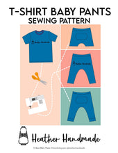 Load image into Gallery viewer, Baby T-Shirt Pants Pattern