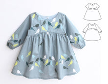 Load image into Gallery viewer, Blue Tit Dress Pattern