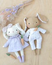 Load image into Gallery viewer, Bunny Doll Stuffed Animal Sewing Pattern + 2 outfits