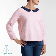 Load image into Gallery viewer, Coton Ouaté /sweatshirt Niki - femme+enfant