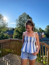 Load image into Gallery viewer, Elastic Gathered Tank Top