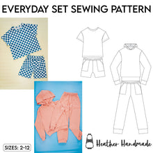 Load image into Gallery viewer, Everyday Set PDF Sewing Pattern