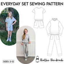 Load image into Gallery viewer, Everyday Set PDF Sewing Pattern