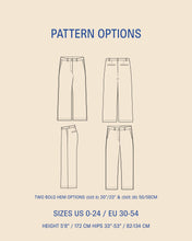 Load image into Gallery viewer, Hepburn pants Sewing Pattern