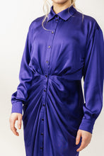 Load image into Gallery viewer, ILTA ruched shirt dress