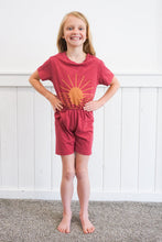Load image into Gallery viewer, Kid Upcycled T-Shirt Romper and Dress Sewing Pattern