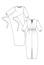 Load image into Gallery viewer, LILJA dress, pinafore & blouse