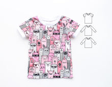 Load image into Gallery viewer, Monster Snug Fit T-Shirt Pattern