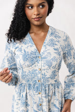 Load image into Gallery viewer, OODI gathered midi dress