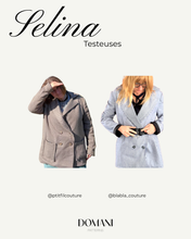 Load image into Gallery viewer, PATRON DE COUTURE PDF | BLAZER/ VESTE SELINA|DOMANI PATTERNS | FR SEULEMENT | XS\3XL