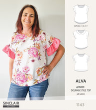 Load image into Gallery viewer, Alva woven dolman style top (PDF)