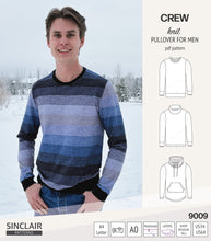 Load image into Gallery viewer, Crew pullover for men (PDF)