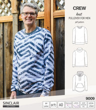 Load image into Gallery viewer, Crew pullover for men (PDF)