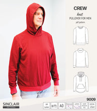 Load image into Gallery viewer, Crew pullover for men (PDF)