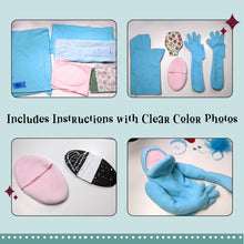 Load image into Gallery viewer, Puppet Pattern for Hand and Rod Style Fleece Muppet Style Puppets