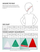 Load image into Gallery viewer, Santa Hat Sewing Pattern