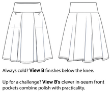 Load image into Gallery viewer, Style Falcon Straight A's Skirt Digital Sewing Pattern