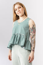 Load image into Gallery viewer, Top with uneven hem sewing pattern