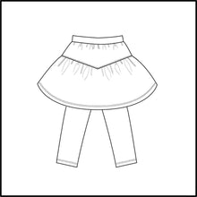 Load image into Gallery viewer, Twinkle Skirted Leggings (Skort) Pattern