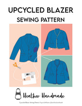 Load image into Gallery viewer, Upcycled Blazer Sewing Pattern