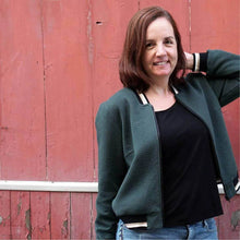 Load image into Gallery viewer, Amelia Bomber Jacket sewing pattern Wardrobe By Me
