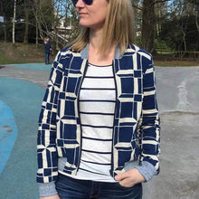 Load image into Gallery viewer, Amelia Bomber Jacket sewing pattern Wardrobe By Me