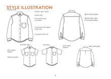 Load image into Gallery viewer, Anna Shirt sewing pattern Wardrobe By Me