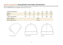 Load image into Gallery viewer, Beanie Hat Sewing Pattern Wardrobe By Me