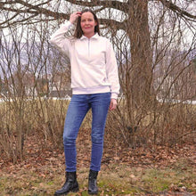 Load image into Gallery viewer, Half zipper sweater Pattern Wardrobe By Me