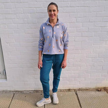 Load image into Gallery viewer, Half zipper sweater Pattern Wardrobe By Me