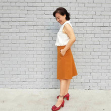 Load image into Gallery viewer, Linea A-line skirt Pattern Wardrobe By Me