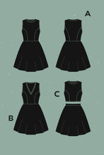 Load image into Gallery viewer, Zéphyr Dress, Top + Skirt Pattern