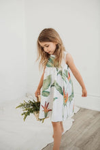 Load image into Gallery viewer, Little Love Birds Upcycled Sleeveless Dress