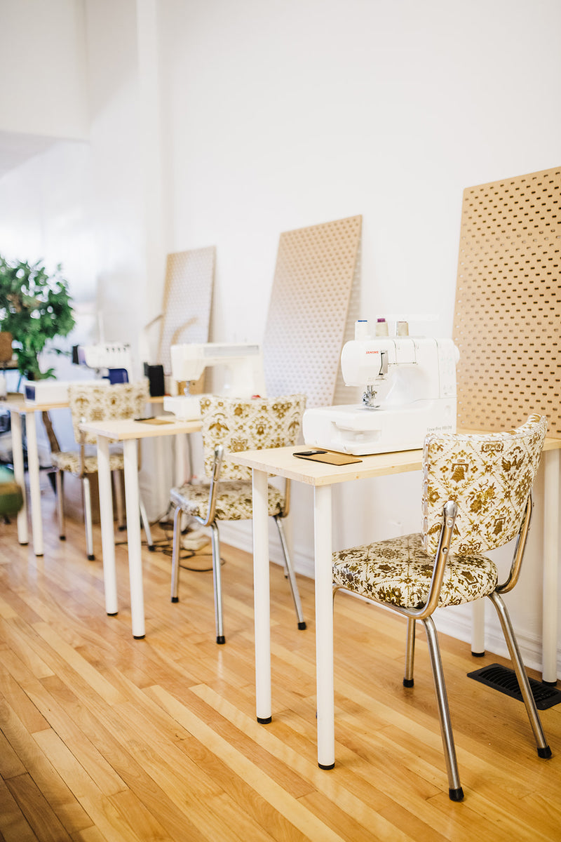 Beginner Sewing Private Class, Barrie, ON - Crafted Spaces