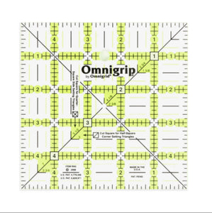 OMNIGRIP Ruler - 5″ x 5″ (17 x 17 cm)