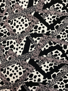 Rayon Knit - Animal Print Party