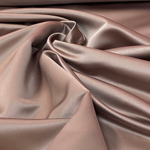 Polyester Satin Woven Fabric - Deep Taupe